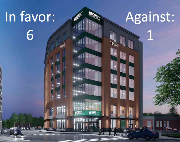 Surprising 6-1 Split Vote on MSUFCU Project at Planning Commission