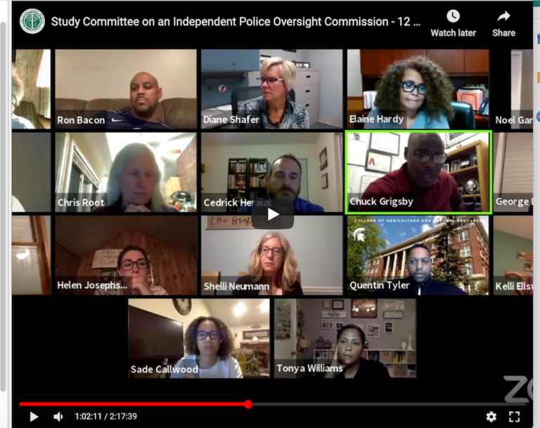 Police Oversight Study Committee Finally Meets, Begins Daunting Task