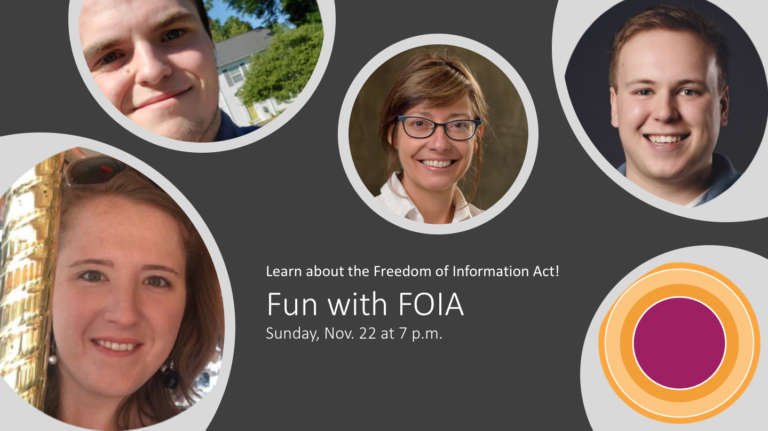 Join the ELi Team on Sunday for “Fun with FOIA,” a Live Conversation and Workshop!