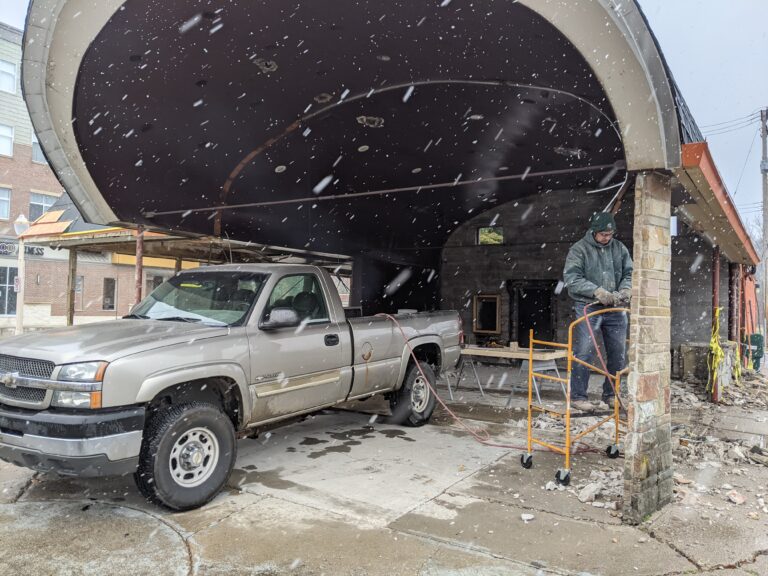 Stone from Biggby Coffee Shop Gets New Home