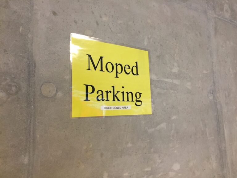 Mopeds May Be Charged for Parking Downtown