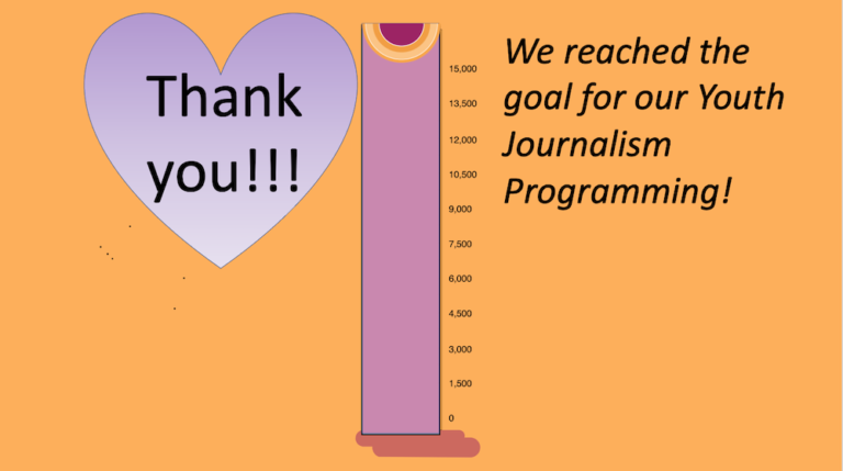 Thank you! We have reached our fundraising goal!