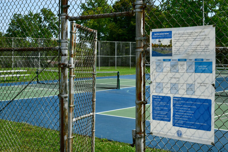 It’ll Be Lights Out at the Patriarche Park Pickleball Courts, For the Time Being
