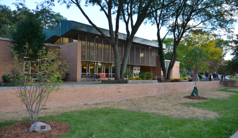 Why were those trees cut down in front of the ELPL?